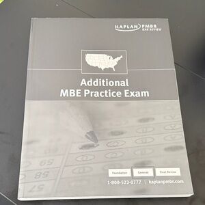 Kaplan PMBR Additional MBE Practice Exam - Black and Gray